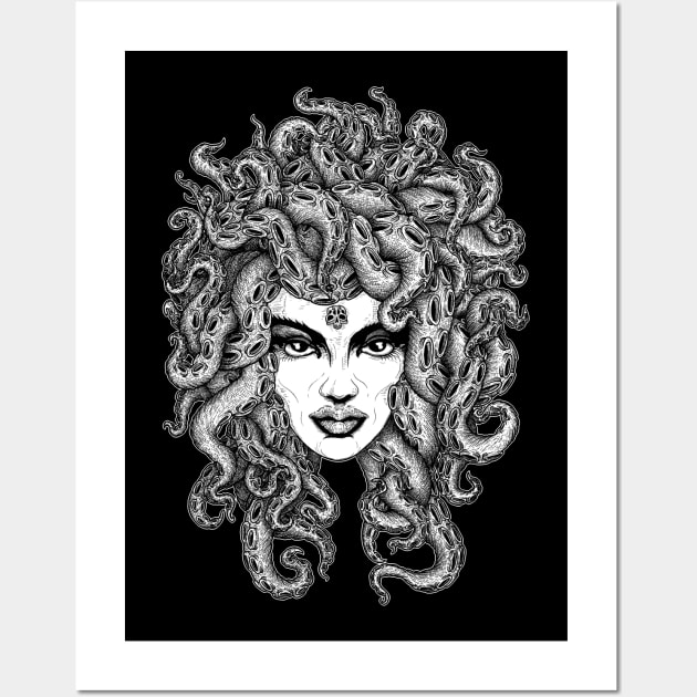 Medusa Wall Art by 10tacled